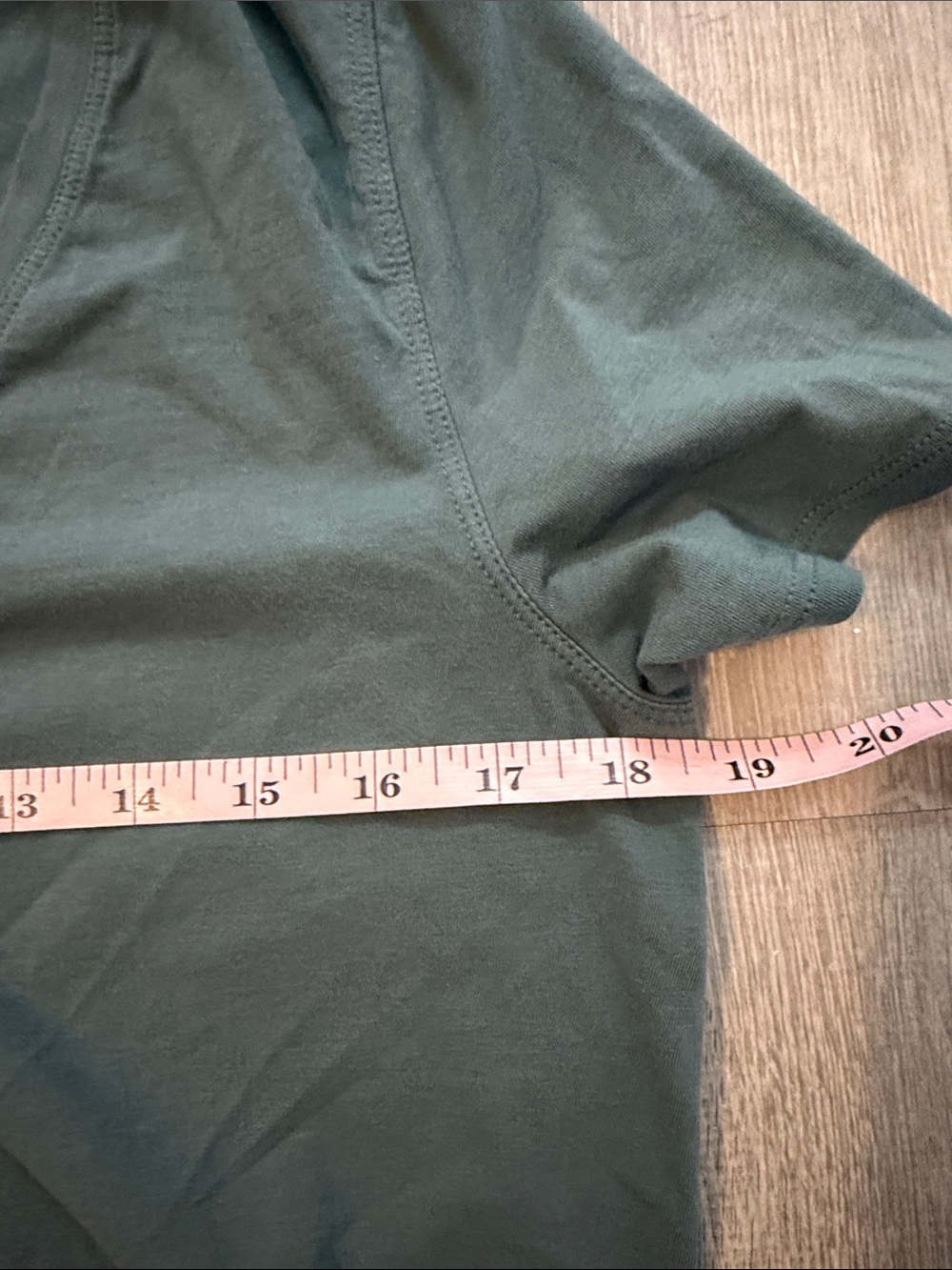 Lululemon 6 Knot Gonna Fly Short Sleeve Olive Green V-Neck Tie Front Shirt Top - Picture 4 of 7